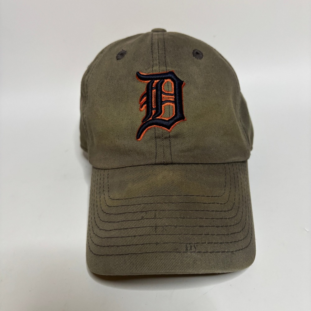 Detroit Tigers MLB Hat Mens Fan Favorite Faded Black Baseball Cap Dad Hat